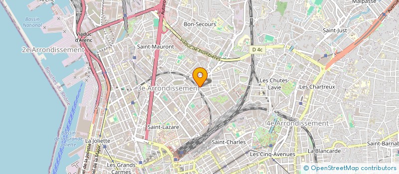 localisation de l'entreprise MADAME CECILE PINAULT à MARSEILLE