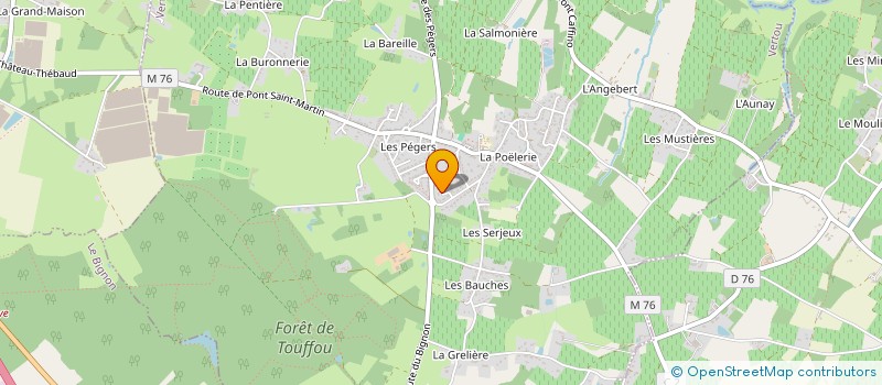 localisation de l'entreprise MADAME CECILE PINET à VERTOU