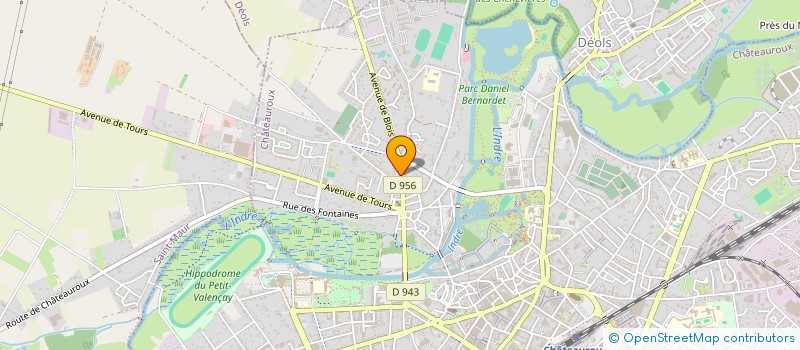 localisation de l'entreprise MADAME CECILE PINON à CHATEAUROUX