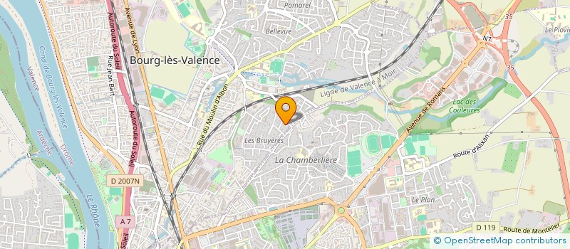 localisation de l'entreprise MADAME CECILE PIOLOT à BOURG-LES-VALENCE