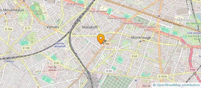 localisation de l'entreprise MADAME CECILE PIVOT  MALAKOFF