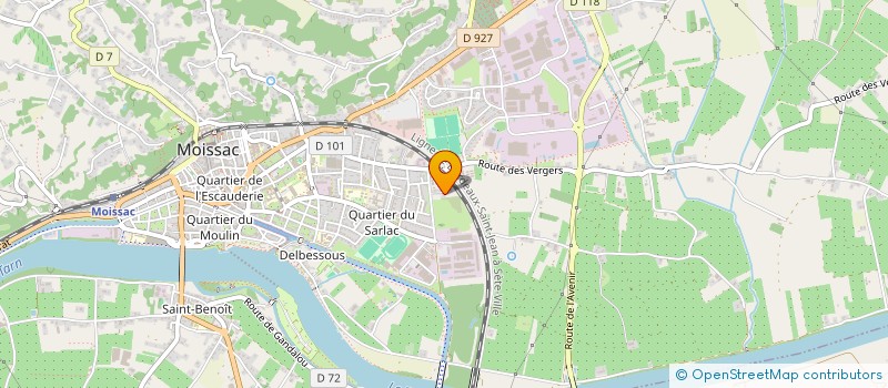 localisation de l'entreprise MADAME CECILE PLEWA  MOISSAC