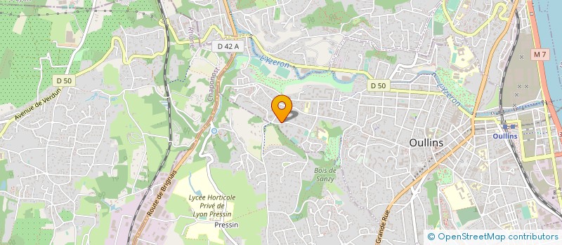 localisation de l'entreprise MADAME CECILE PLONQUET  BRON