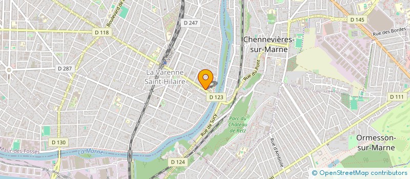 localisation de l'entreprise MADAME CECILE POILROUX à SAINT-MAUR-DES-FOSSES