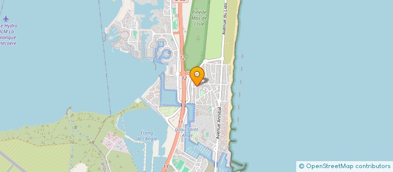 localisation de l'entreprise MADAME CECILE POINY  LE BARCARES