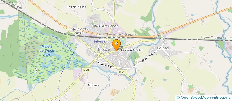 localisation de l'entreprise MADAME CECILE POIRIER à BRIOUZE