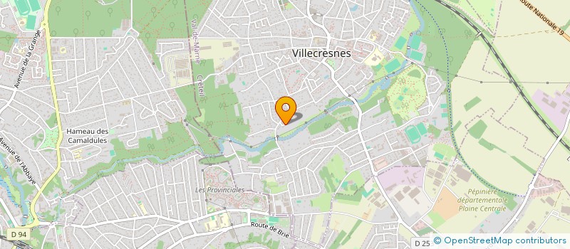 localisation de l'entreprise MADAME CECILE POISOT  VILLECRESNES