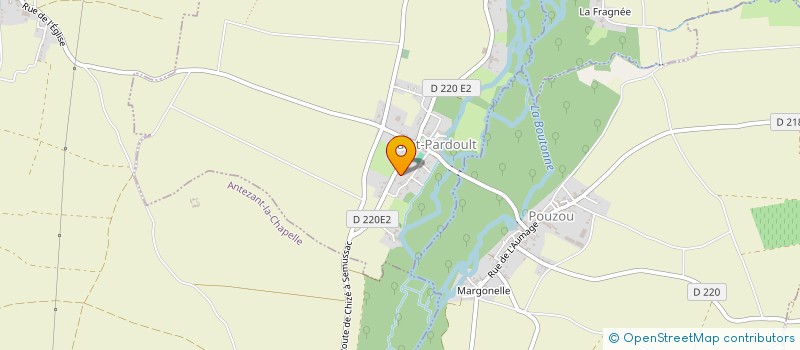 localisation de l'entreprise MADAME CECILE POITRIMOLT  SAINT-PARDOULT