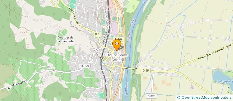 localisation de l'entreprise MADAME CECILE POMAR à BOURG-SAINT-ANDEOL