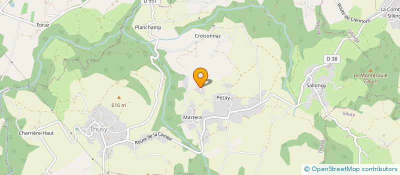 localisation de l'entreprise MADAME CECILE PONS  THUSY