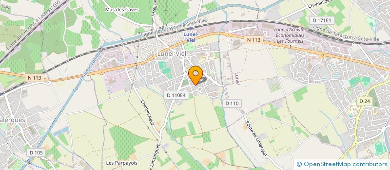 localisation de l'entreprise MADAME CECILE PONSADA  LUNEL-VIEL