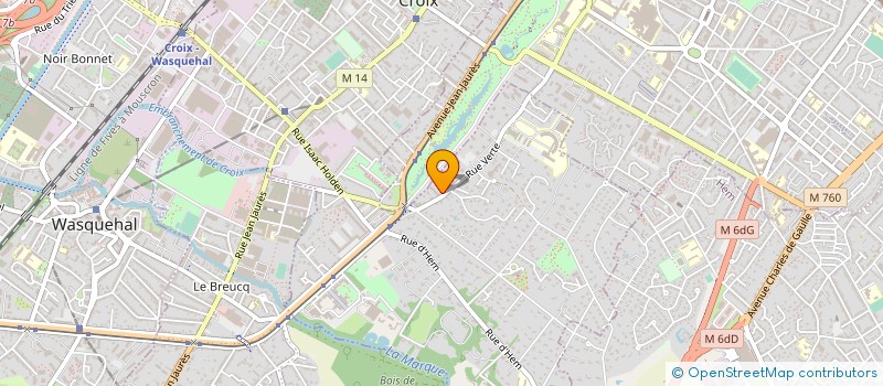 localisation de l'entreprise MADAME CECILE PONSARD  CROIX