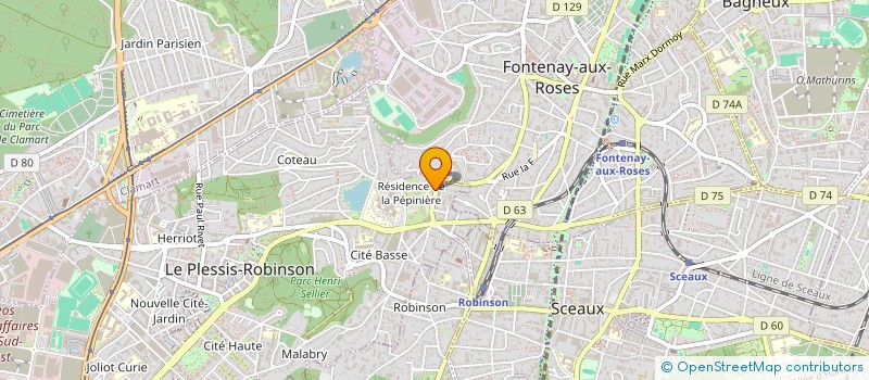 localisation de l'entreprise MADAME CECILE POPOT  LE PLESSIS-ROBINSON