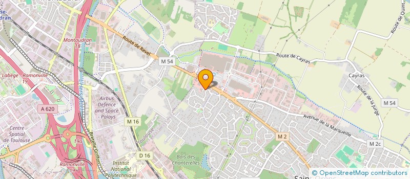 localisation de l'entreprise MADAME CECILE PORTES  SAINT-ORENS-DE-GAMEVILLE