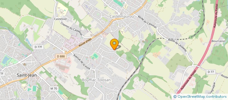 localisation de l'entreprise MADAME CECILE PORTIER  ROUFFIAC-TOLOSAN