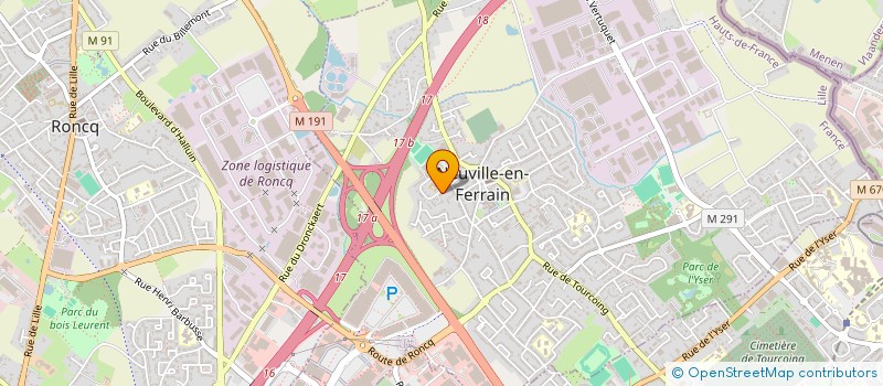 localisation de l'entreprise MADAME CECILE PRAT à NEUVILLE-EN-FERRAIN