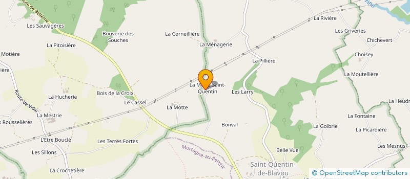 localisation de l'entreprise MADAME CECILE PREZIOSA à SAINT-QUENTIN-DE-BLAVOU