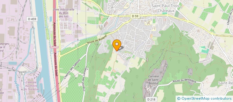 localisation de l'entreprise MADAME CECILE PRIETO  SAINT-PAUL-TROIS-CHATEAUX