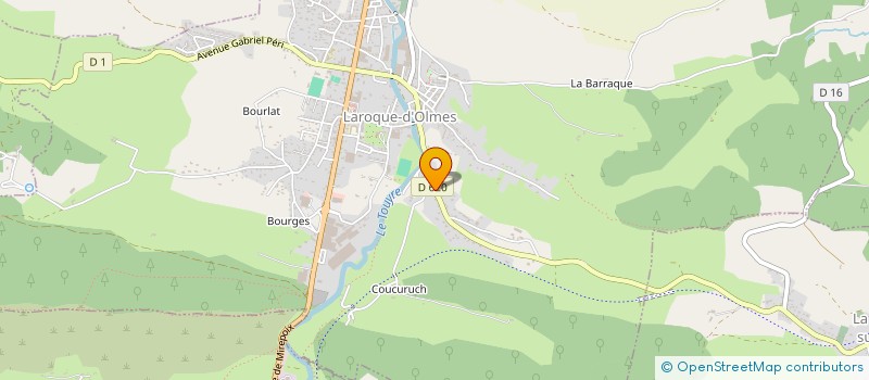 localisation de l'entreprise MADAME CECILE PROT à LAROQUE-D'OLMES
