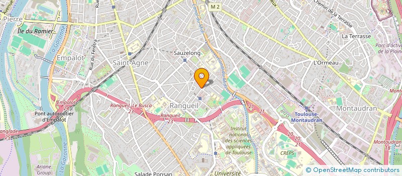 localisation de l'entreprise MADAME CECILE PROTTE à TOULOUSE