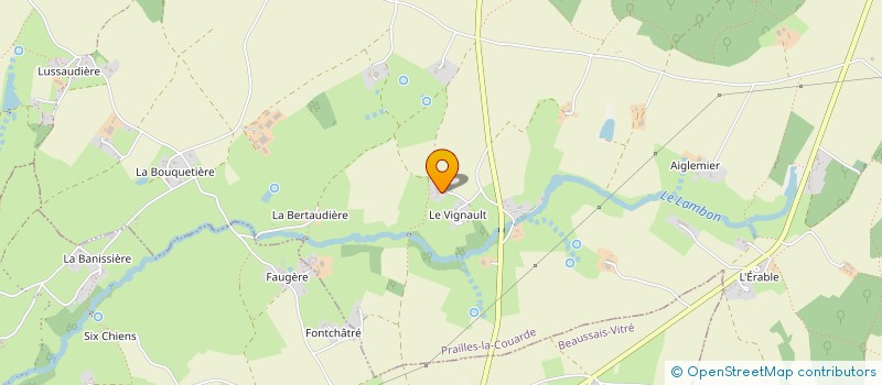 localisation de l'entreprise MADAME CECILE PROUST  PRAILLES-LA COUARDE