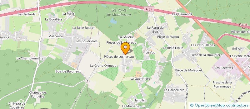 localisation de l'entreprise MADAME CECILE PROUTEAU à ESVRES