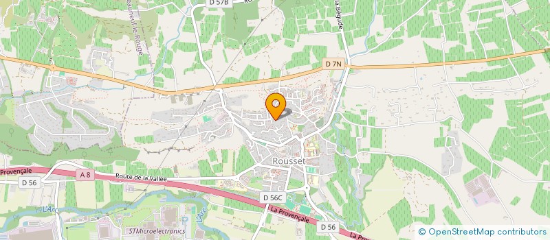 localisation de l'entreprise MADAME CECILE PRUNIER  ROUSSET