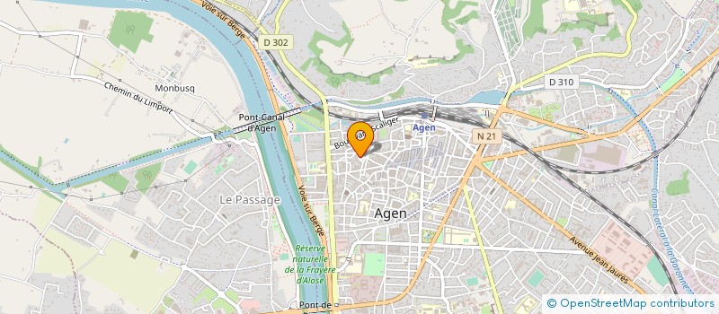 localisation de l'entreprise MADAME CECILE PUBERT à AGEN