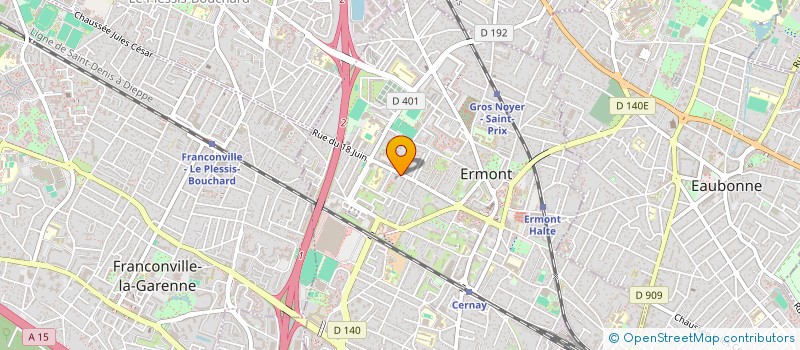 localisation de l'entreprise MADAME CECILE PUCHE  ERMONT