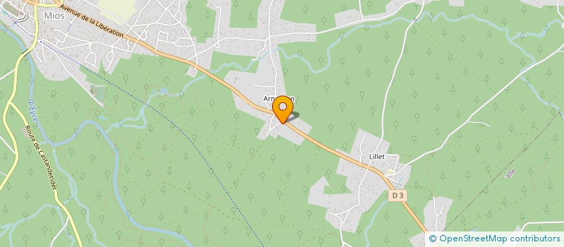 localisation de l'entreprise MADAME CECILE PUYAU  MIOS