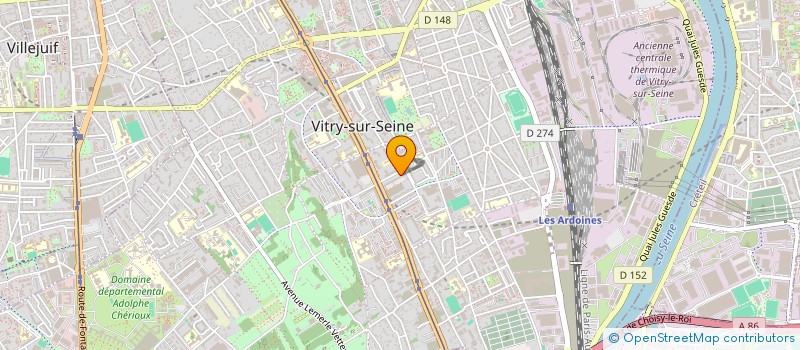 localisation de l'entreprise MADAME CECILE QIAN à VITRY-SUR-SEINE
