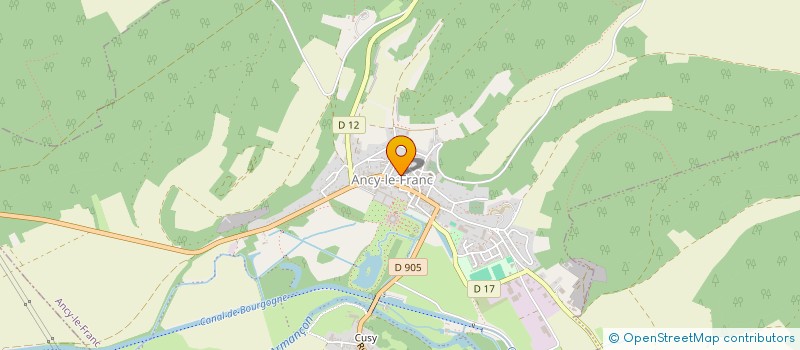 localisation de l'entreprise MADAME CECILE QUANTIN  PACY-SUR-ARMANCON