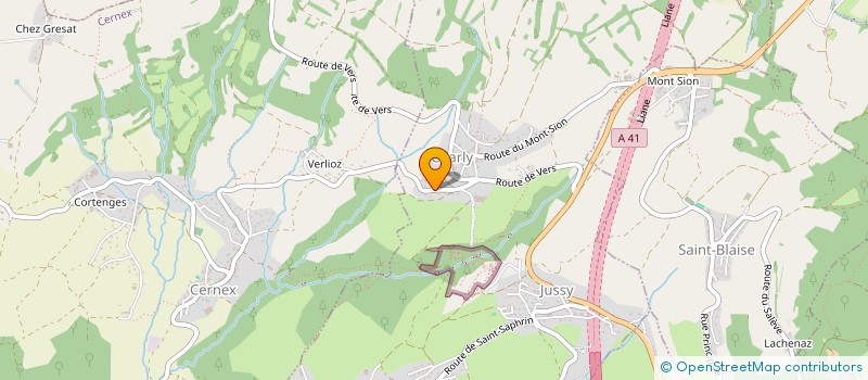 localisation de l'entreprise MADAME CECILE QUERACH  ANDILLY