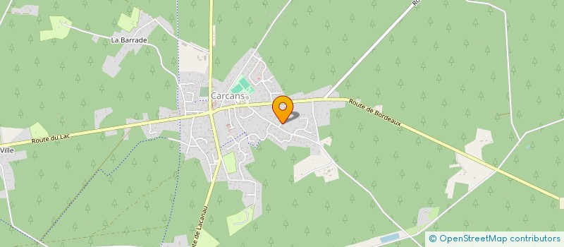 localisation de l'entreprise MADAME CECILE QUESNE  CARCANS