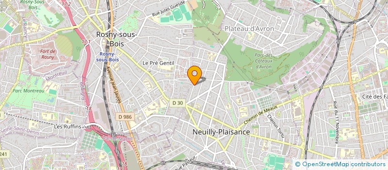 localisation de l'entreprise MADAME CECILE QUIROZ à NEUILLY-PLAISANCE