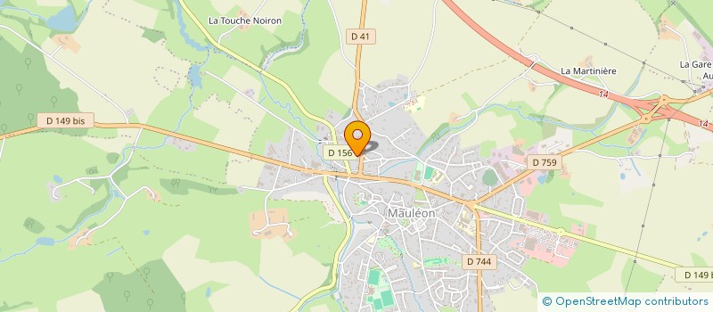 localisation de l'entreprise MADAME CECILE RACLIUS  MAULEON