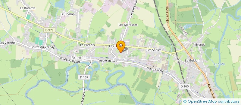 localisation de l'entreprise MADAME CECILE RANCHON  BRANGES