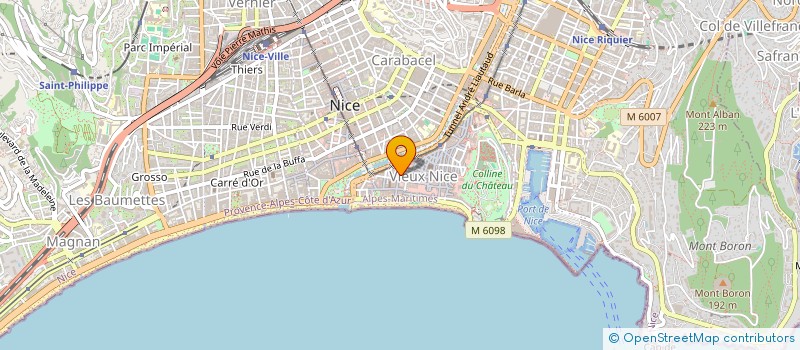 localisation de l'entreprise MADAME CECILE RANGER à NICE