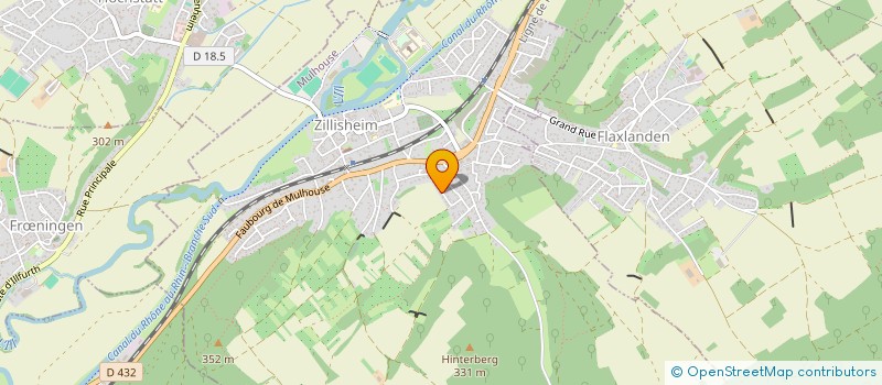 localisation de l'entreprise MADAME CECILE RAULT  RODEREN