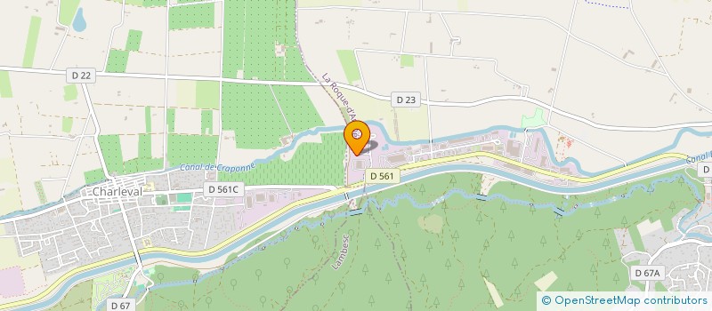 localisation de l'entreprise MADAME CECILE REBOUL  LA ROQUE-D'ANTHERON