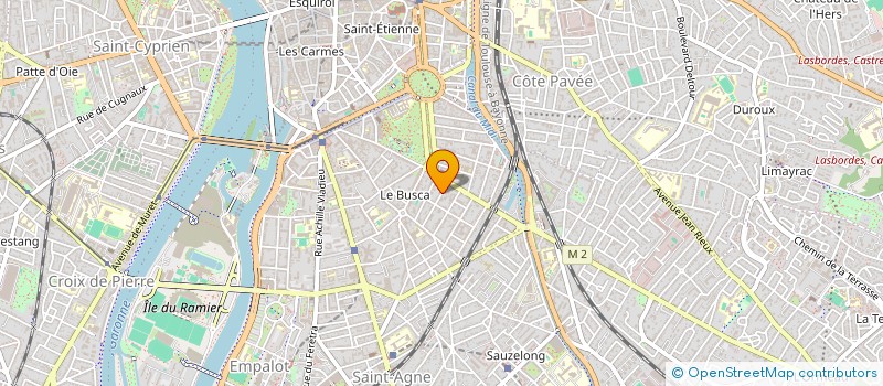 localisation de l'entreprise MADAME CECILE RECAPE  TOULOUSE