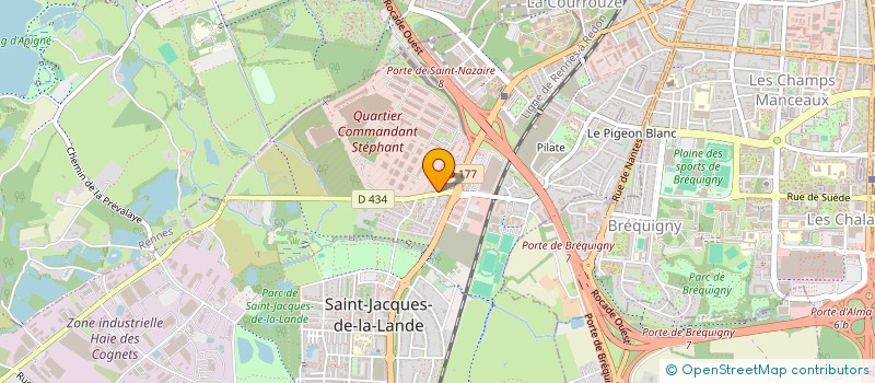 localisation de l'entreprise MADAME CECILE REIGENAUD  SAINT-JACQUES-DE-LA-LANDE