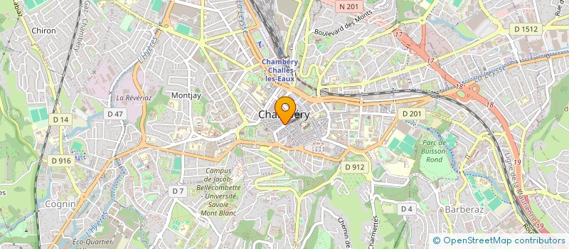 localisation de l'entreprise MADAME CECILE RELA  CHAMBERY