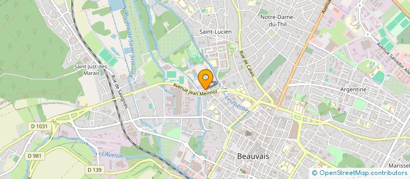 localisation de l'entreprise MADAME CECILE REMY à BEAUVAIS