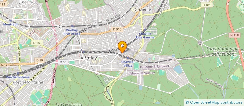 localisation de l'entreprise MADAME CECILE RENARD à VIROFLAY