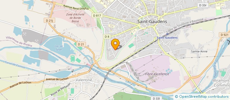 localisation de l'entreprise MADAME CECILE RENARD à SAINT-GAUDENS