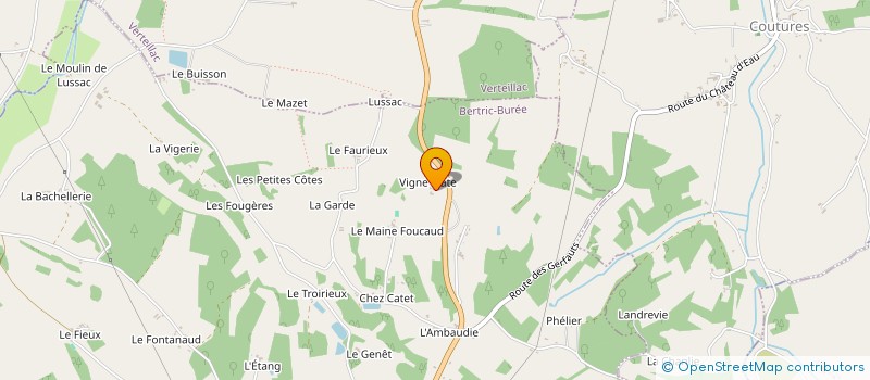 localisation de l'entreprise MADAME CECILE RENARD  BERTRIC-BUREE