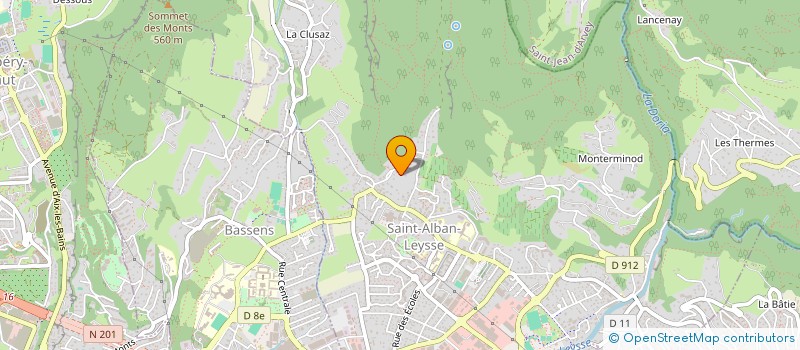localisation de l'entreprise MADAME CECILE REOUPENIAN  SAINT-ALBAN-LEYSSE