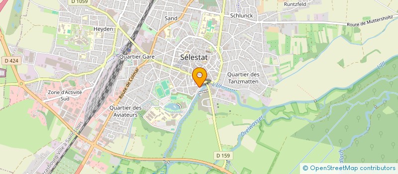 localisation de l'entreprise MADAME CECILE REY  SELESTAT