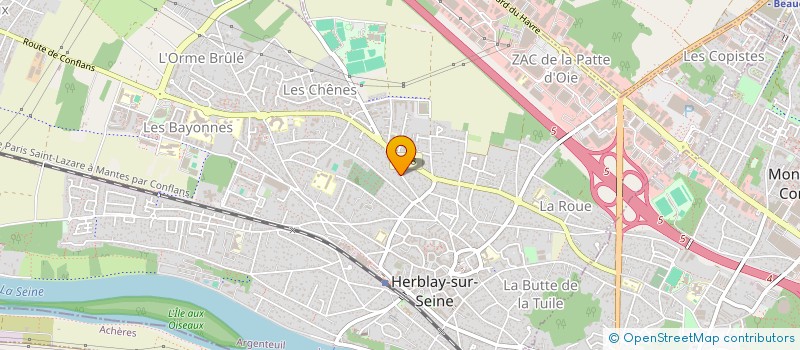 localisation de l'entreprise MADAME CECILE REYNAUD à HERBLAY-SUR-SEINE